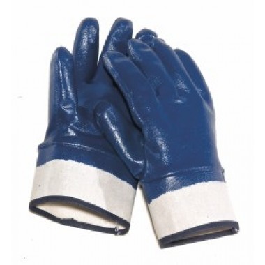 Nitrile Rubber Coated Smooth Finish Gloves with Safety Cuff. DEF Equipment from Vulcan Companies.
