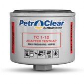 Petro-Clear TC 1-2 3/4" Adaptor Test Cap. Petroleum Parts from Vulcan Companies.