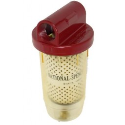 1" NPT Filter with a 10-micron filter element (Model 20). Petroleum Parts from Vulcan Companies.