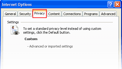 Privacy in Internet Explorer 7